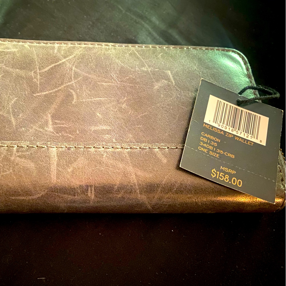 Frye zip accordion wallet